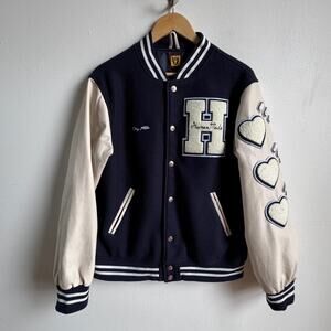 Rare HUMAN MADE Navy Varsity Jacket